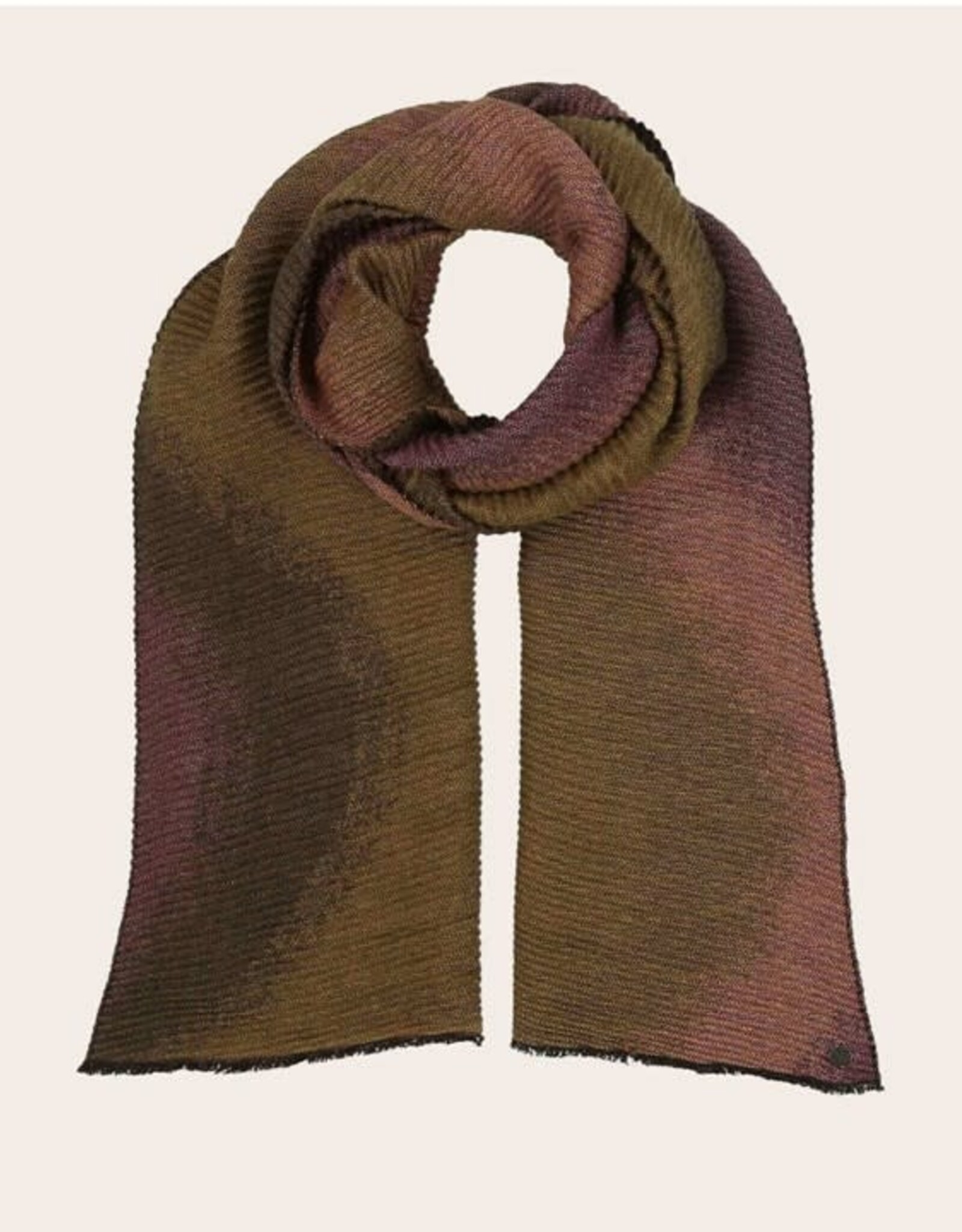 Fraas Foulard plissée Ombre - Kaki