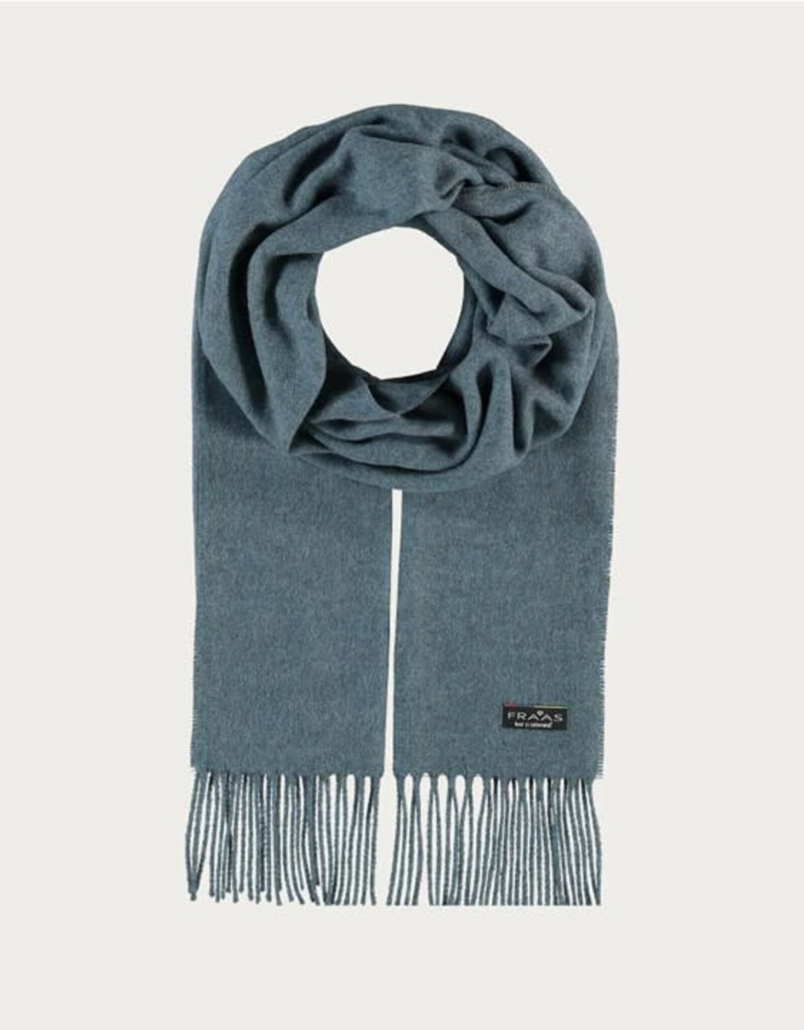 Fraas Foulard étroit cashmink uni - Denim