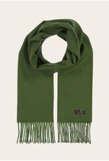 Fraas Foulard étroit cashmink uni - Vert Safari