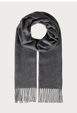 Fraas Foulard étroit cashmink uni - Gris