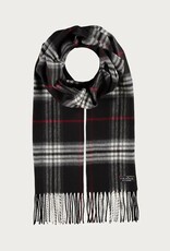 Fraas Foulard étroit plaid - Noir