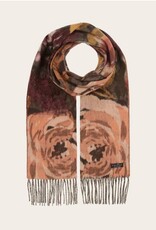 Fraas Foulard Fleurs Romantic - Rose pêche
