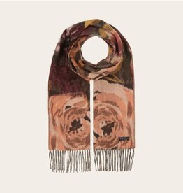 Fraas Foulard Fleurs Romantic - Rose pêche