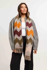 Fraas Foulard Zigzag - Kaki