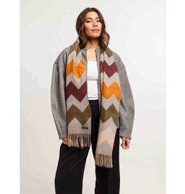 Fraas Foulard Zigzag - Kaki