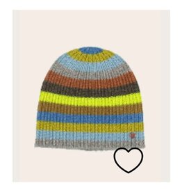 Fraas Tuque rayures -  Multi Bleu-Vert