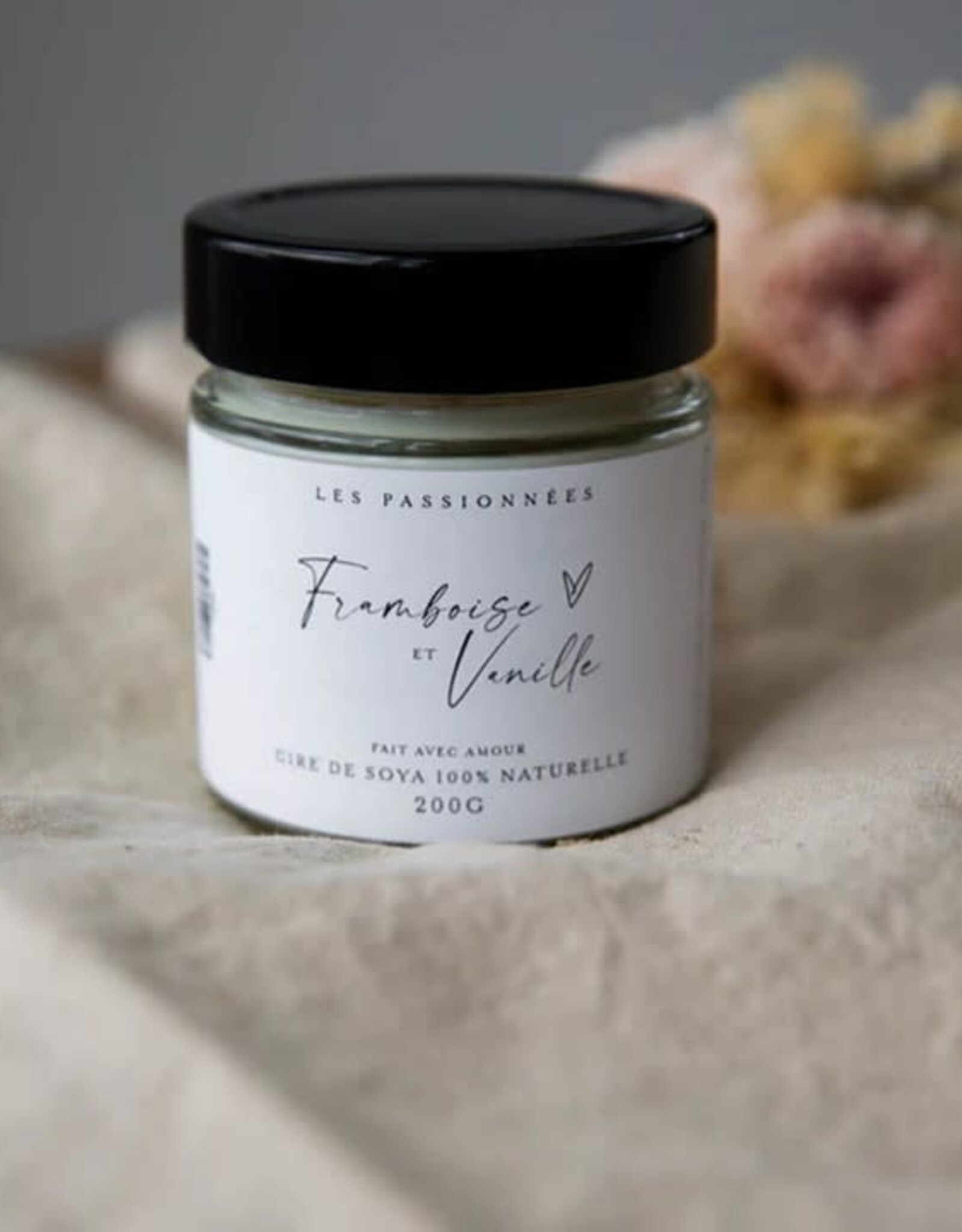 Bougie - Framboise & Vanille