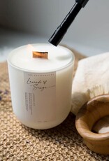 Bougie Rechargeable - Lavande & Sauge