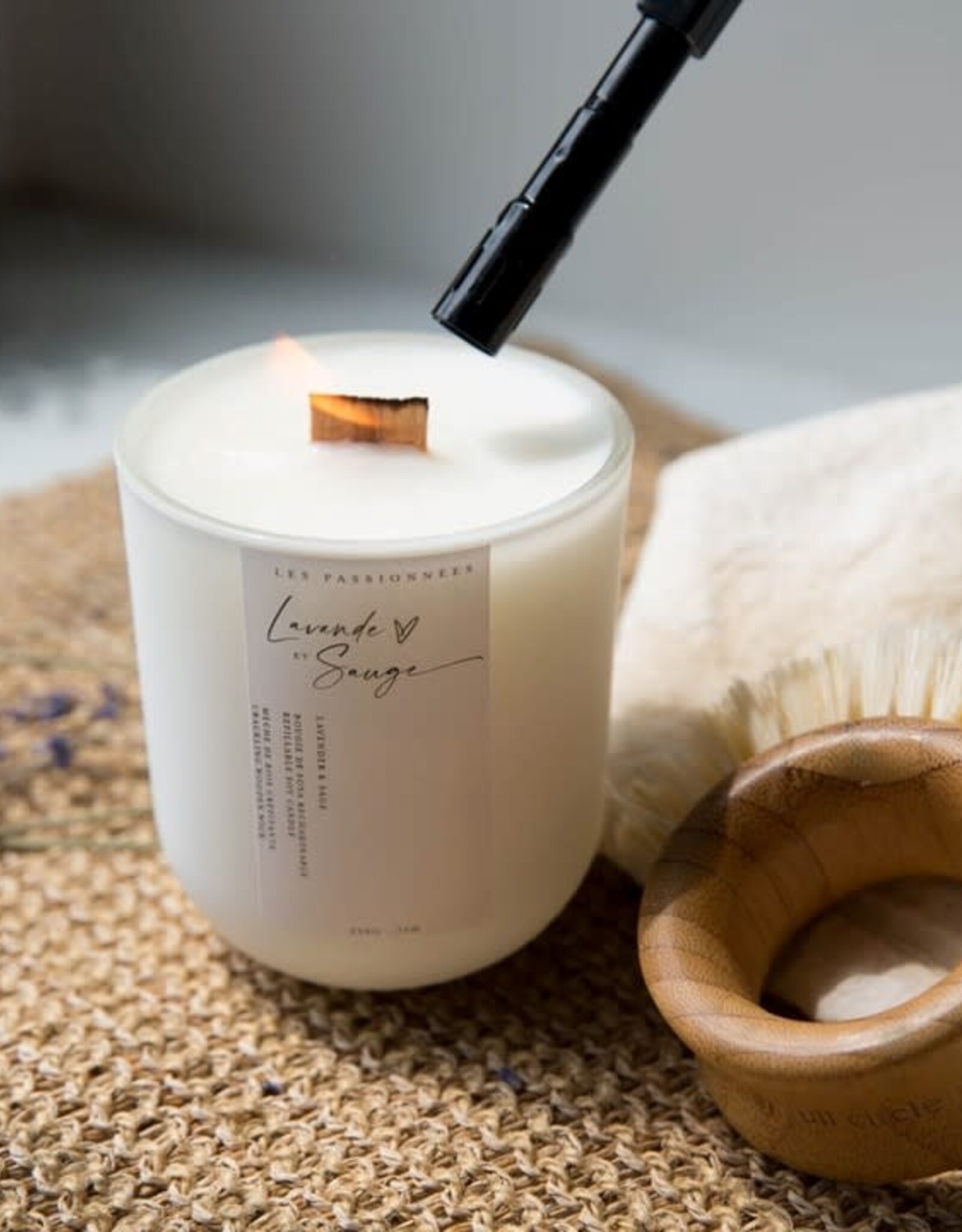 Bougie Rechargeable - Lavande & Sauge