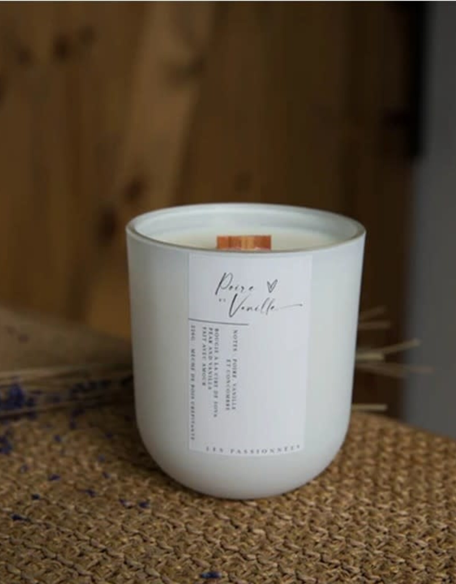 Bougie Rechargeable - Poire & Vanille