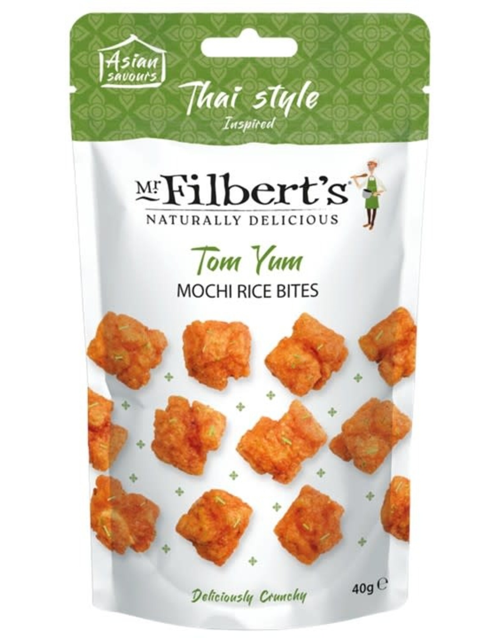 Bouchées de riz mochi au Tom-Yum thaï