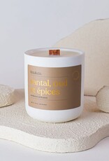 Feu & Co Bougie - Santal, Oud et épices