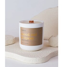 Feu & Co Bougie - Santal, Oud et épices