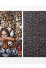 Serviette plage -  Féline