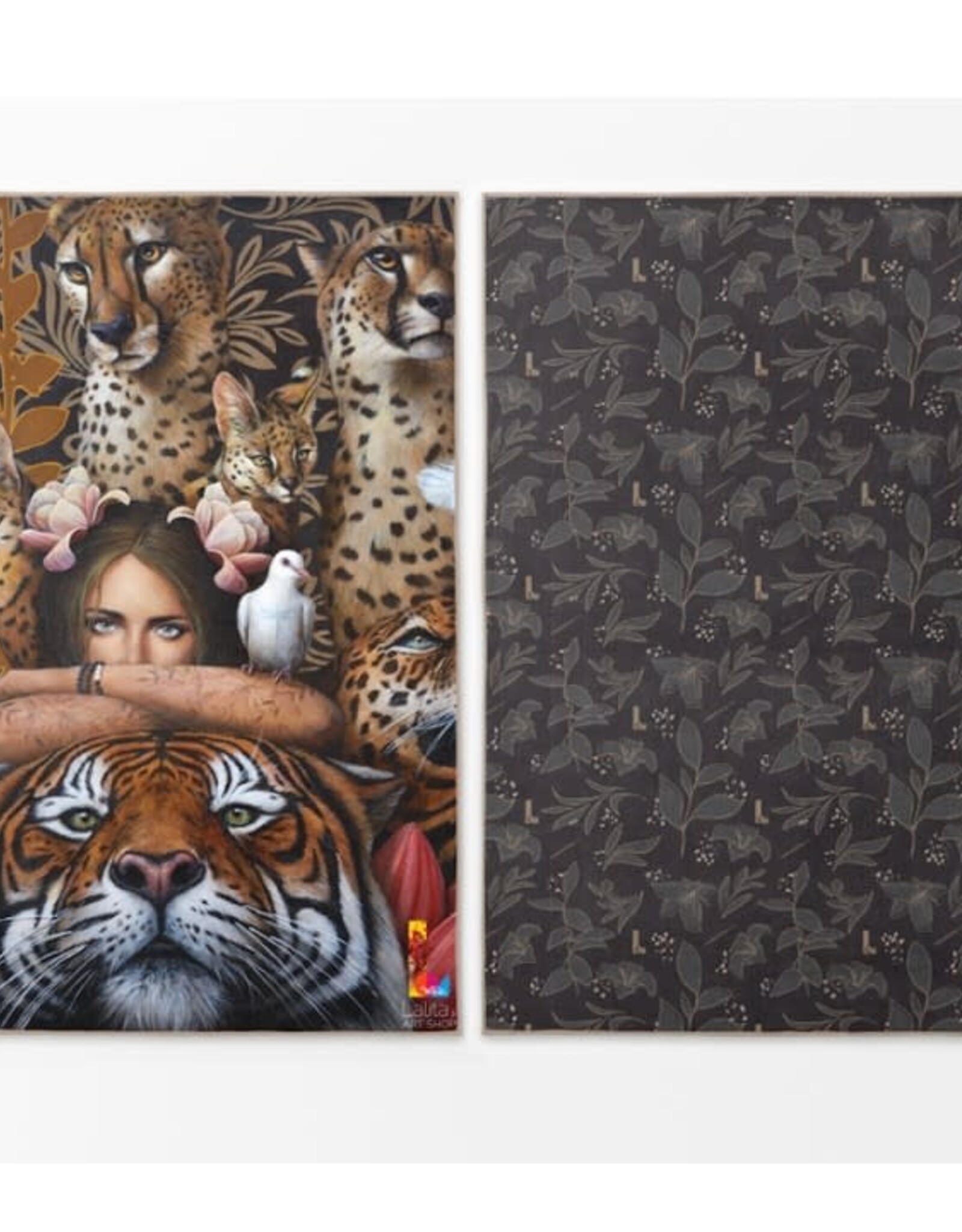 Serviette plage -  Féline