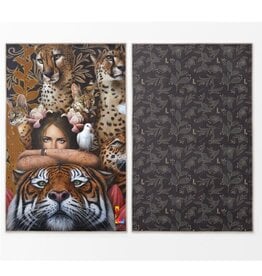 Serviette plage -  Féline