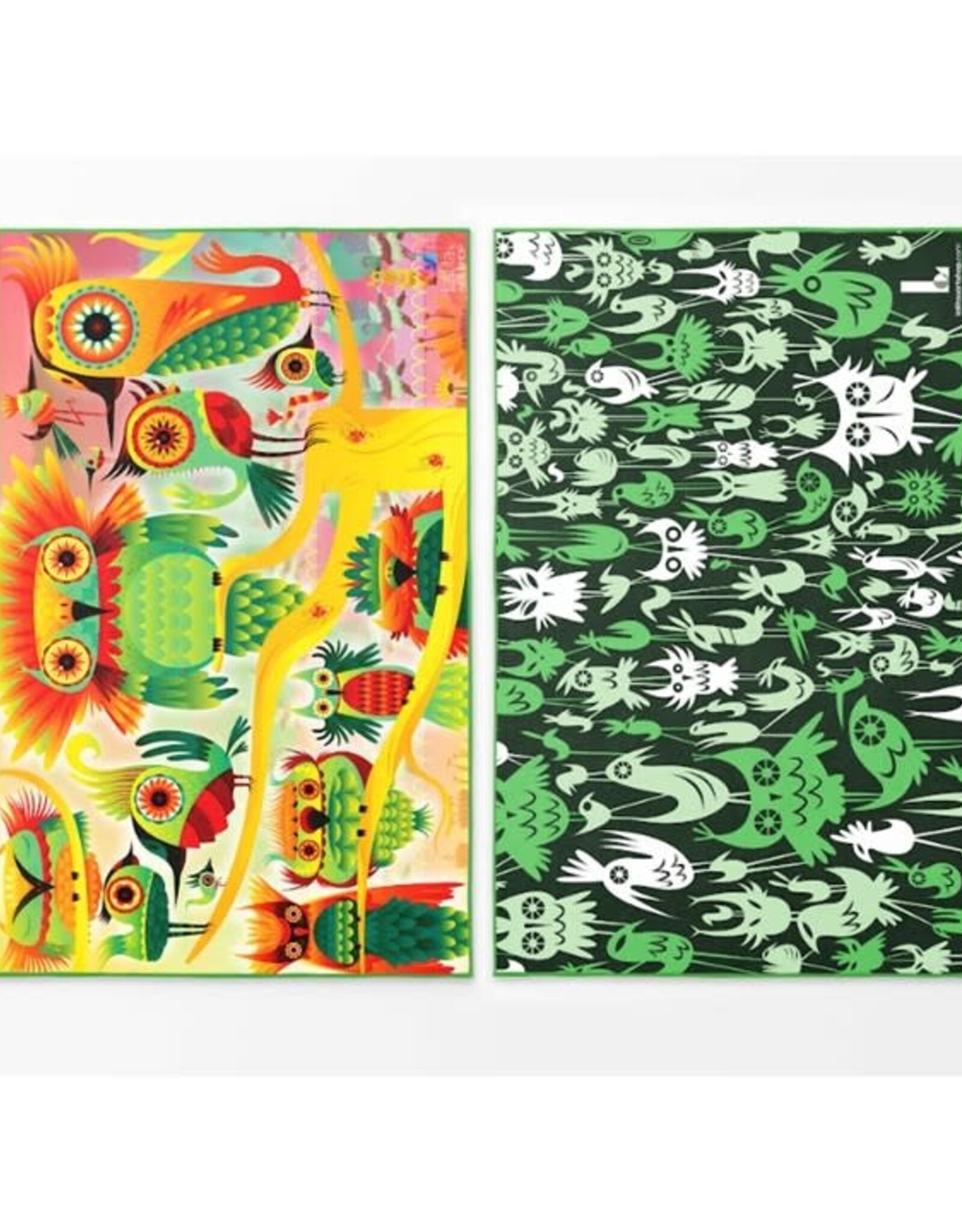 Solem Serviette plage - Hiboux