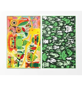 Solem Serviette plage - Hiboux