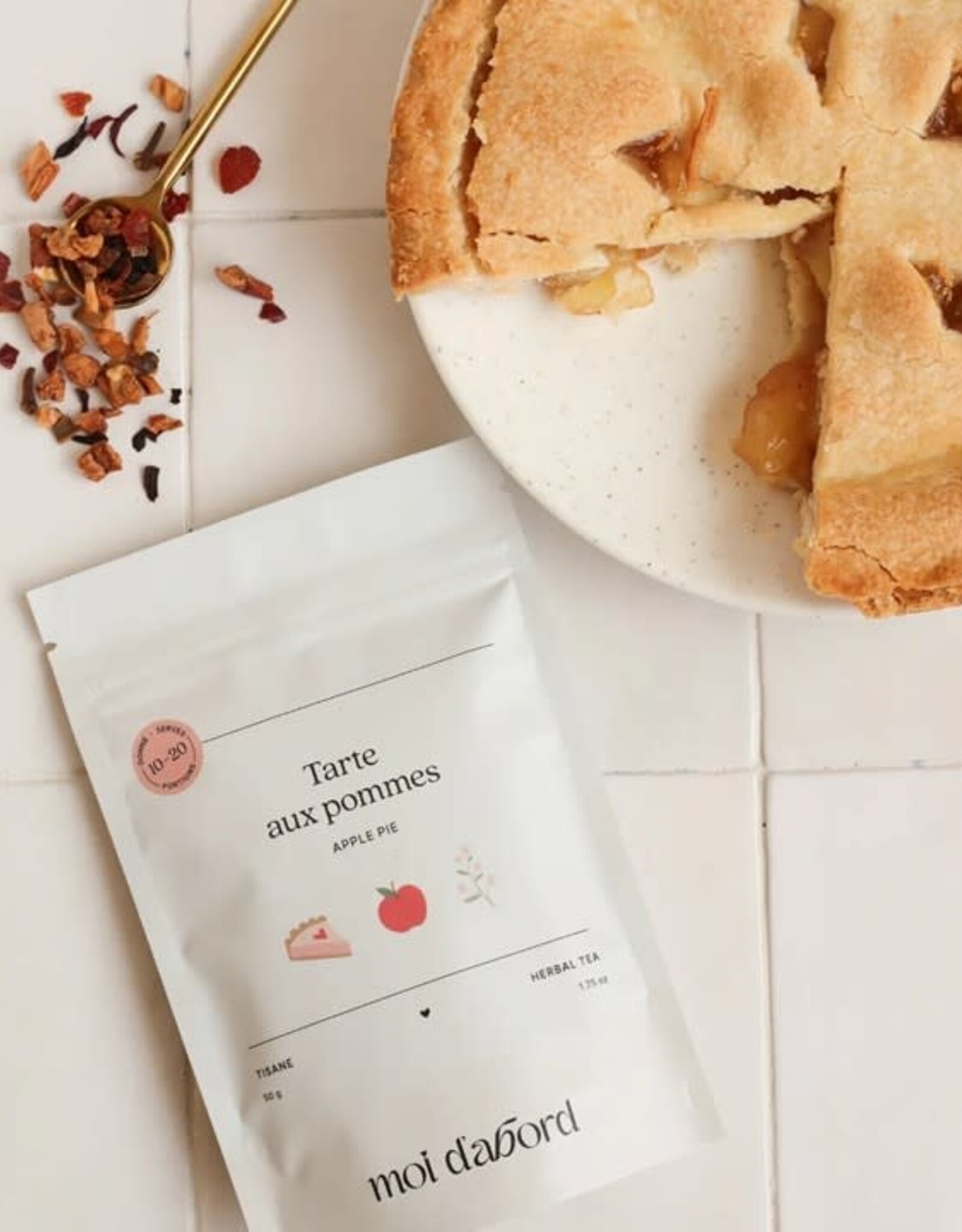 Moi D'Abord Tisane - Tarte aux pommes