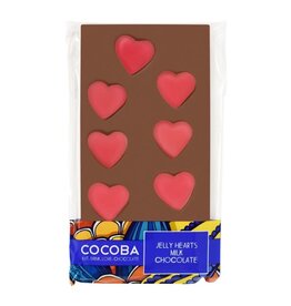 Barre de chocolat au lait +  cœur