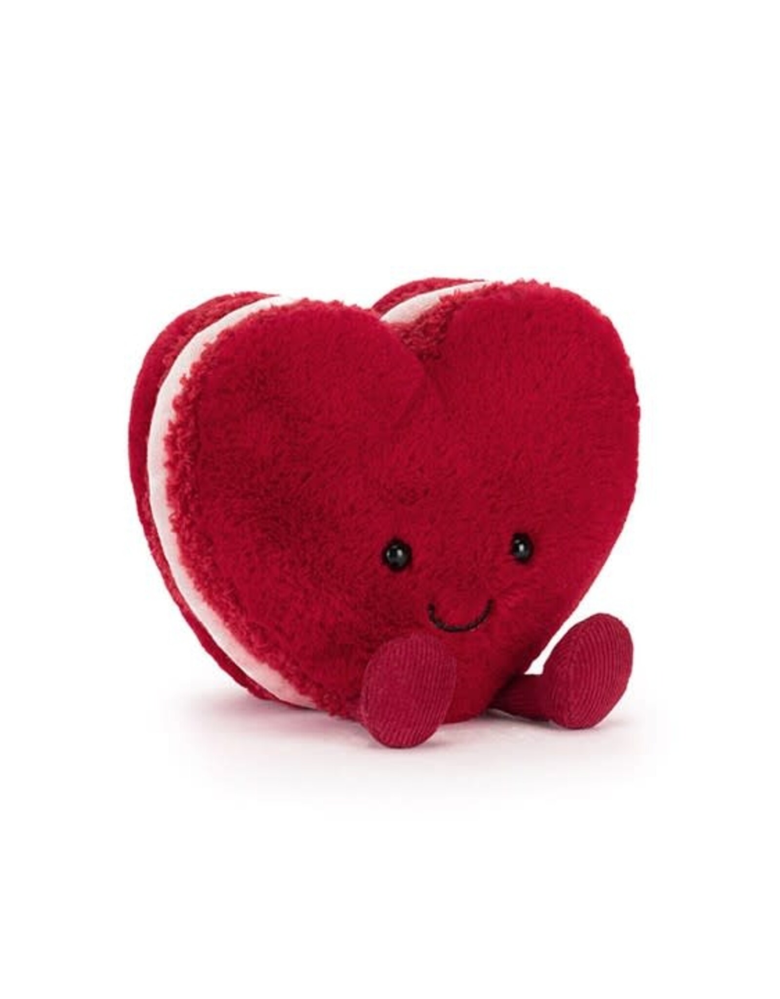 Jellycat Amuseables Arlette Coeur - Macaron Rouge
