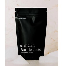Marée Chandelles Bain moussant - Sel de marin Fleur de cactus