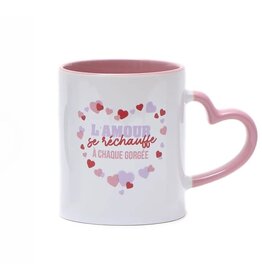 Tasse - L'amour se réchauffe à chaque gorgée