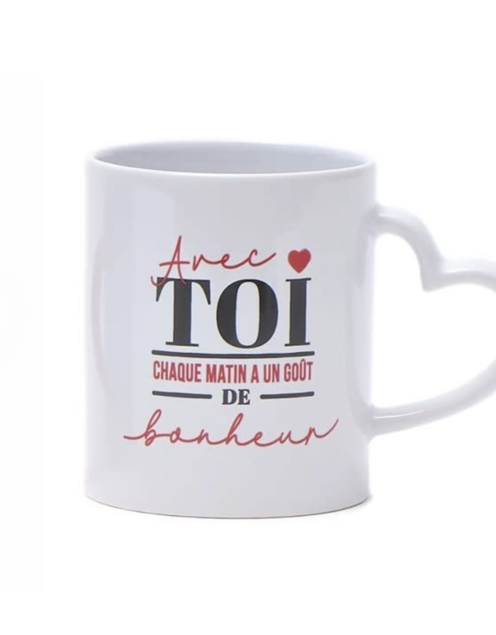 Tasse - Avec toi chaque matin goûte le bonheur