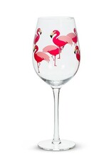 Verre à vin - Flamant Rose