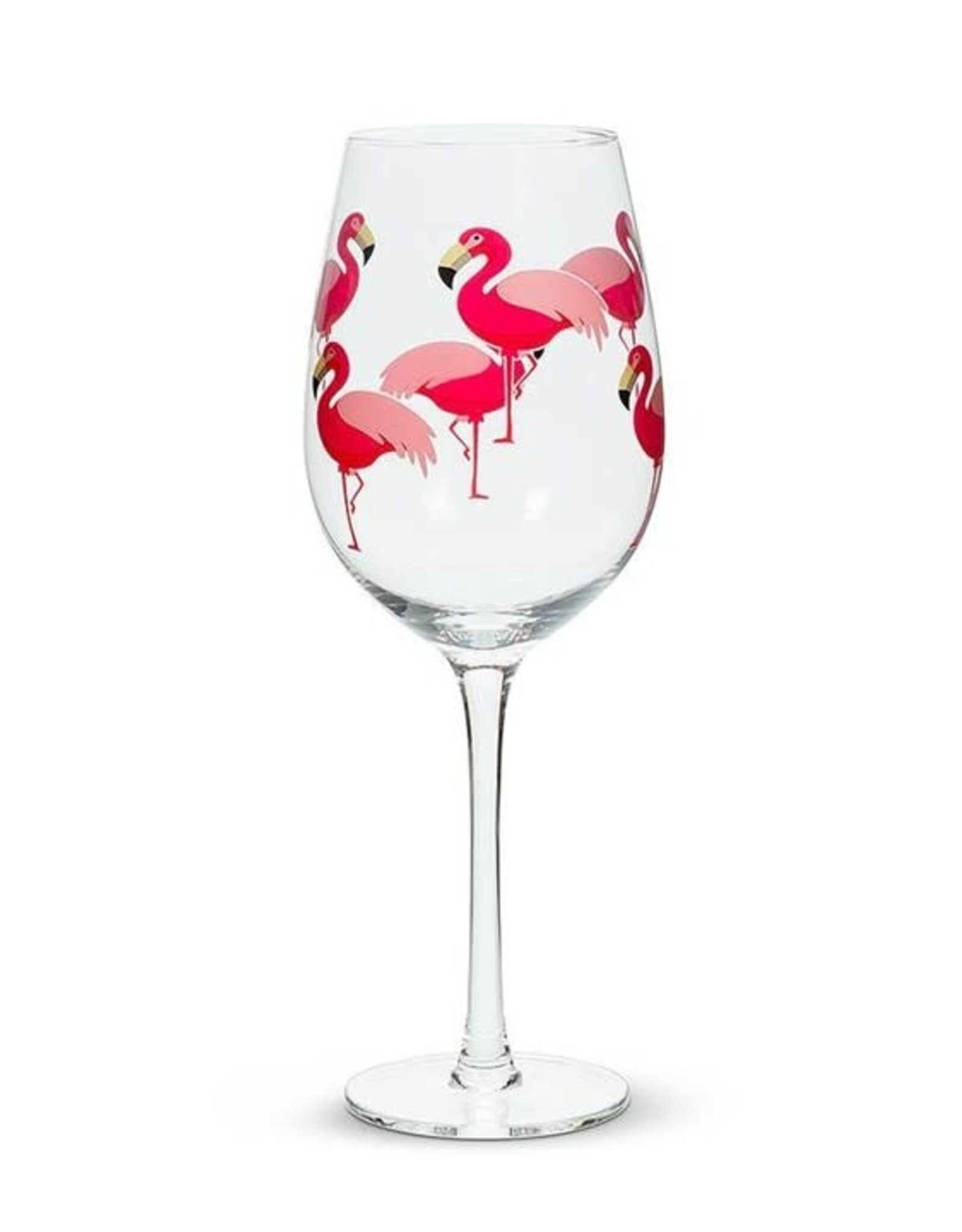 Verre à vin - Flamant Rose