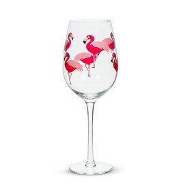 Verre à vin - Flamant Rose