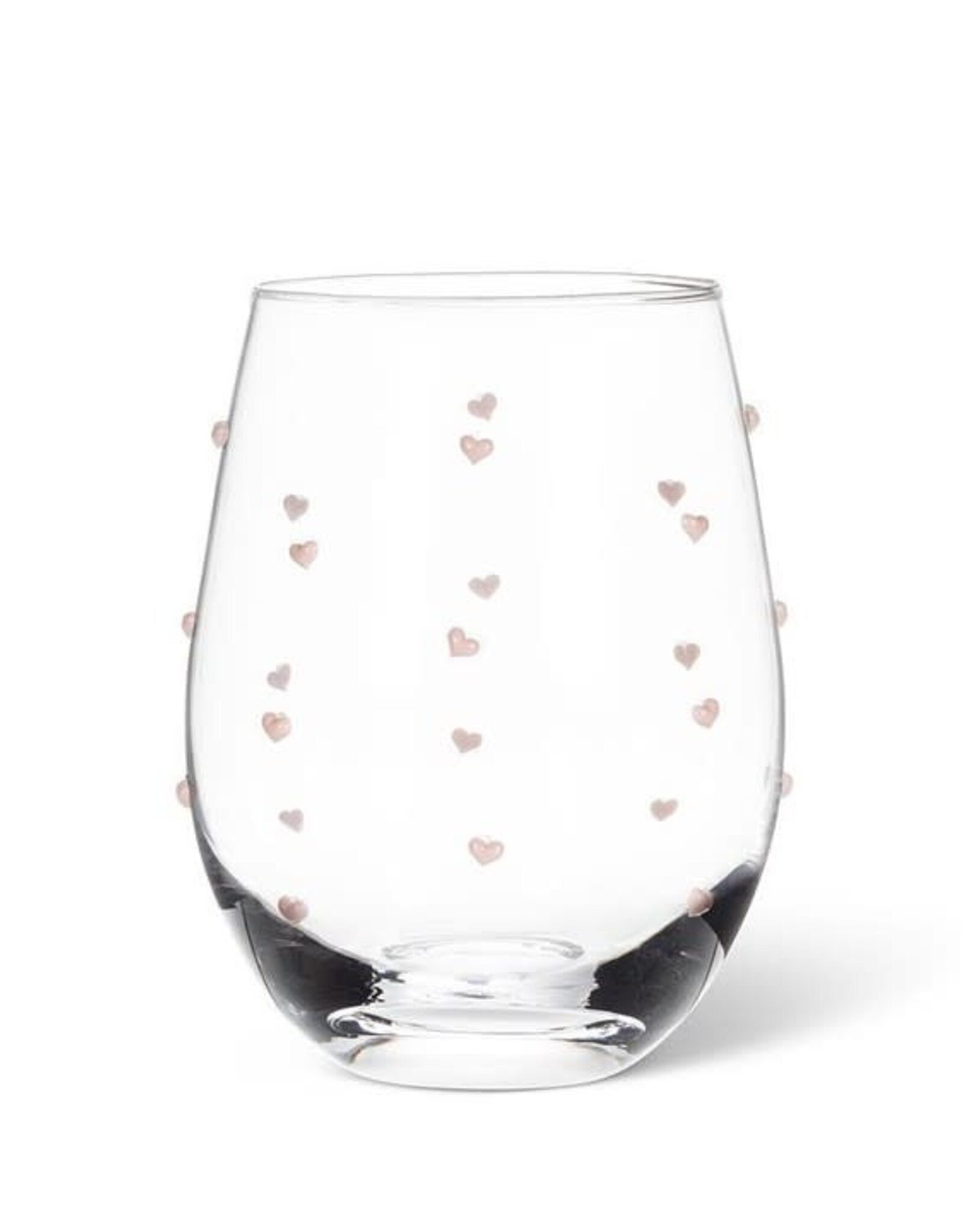 Verre sans pied - Mini coeurs