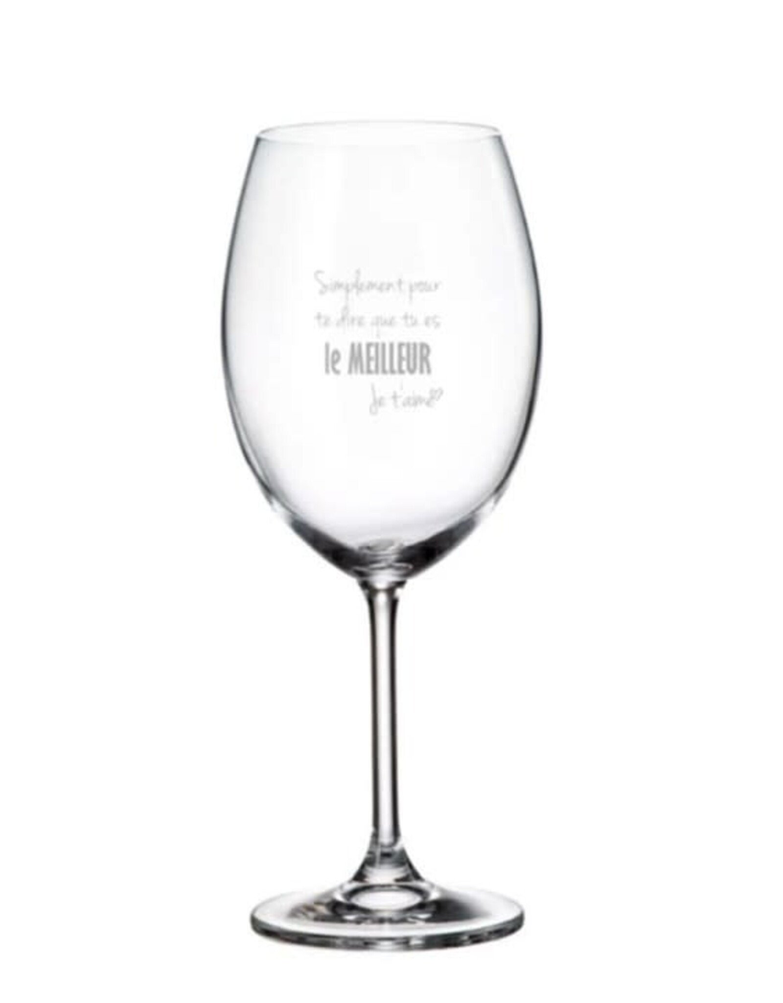 La maison du bar Verre à vin - Simplement le meilleur ... Je t'aime