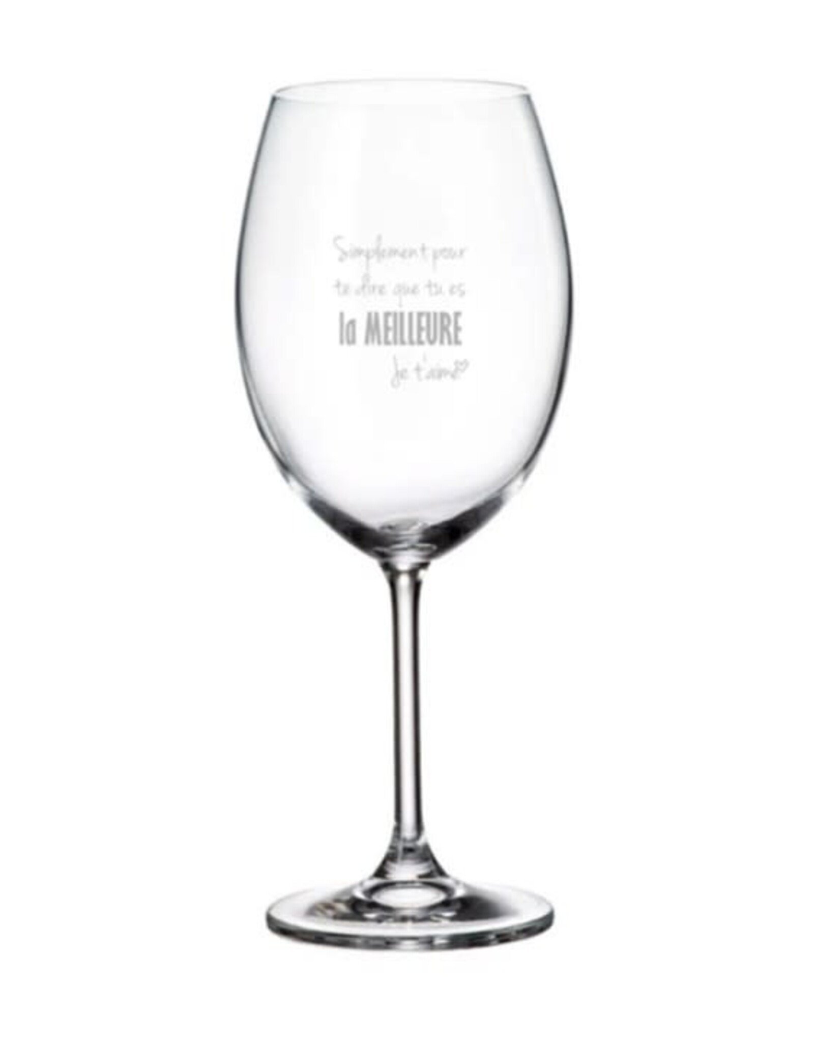 La maison du bar Verre à vin - Simplement la meilleure  ... Je t'aime