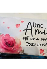 Fabrique Champêtre Coussin  - Une amie = soeur pour la vie