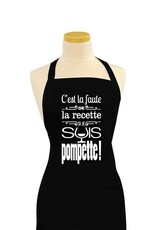 Fabrique Champêtre Tablier noir - Pompette