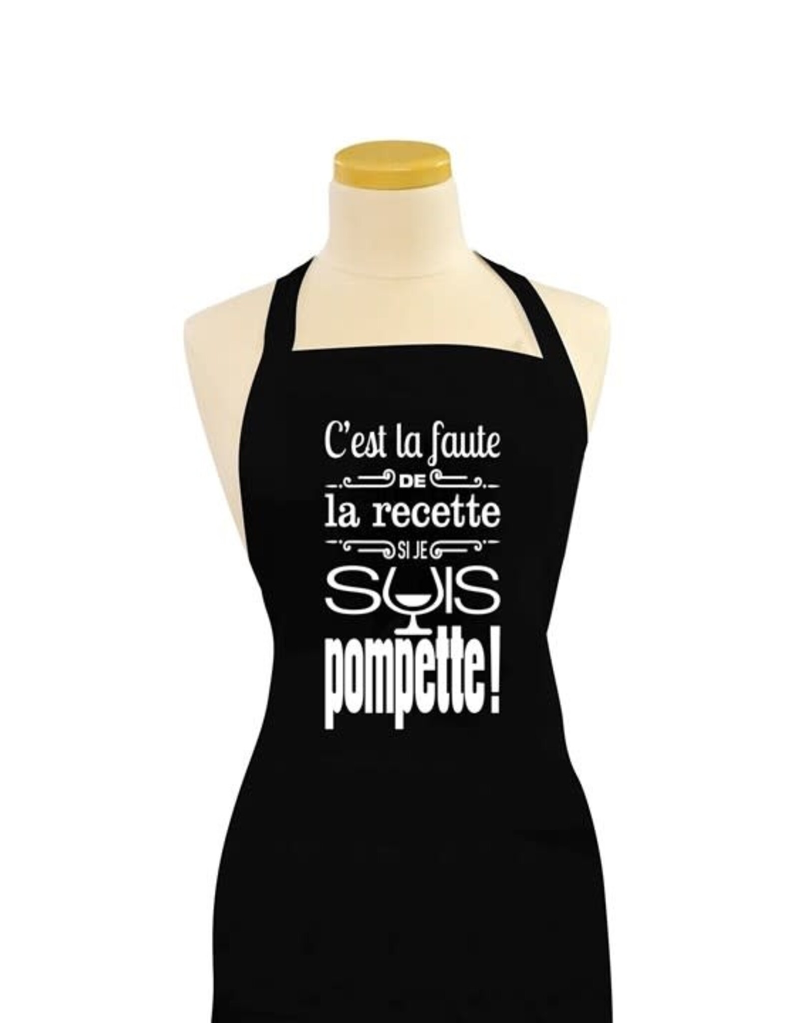 Fabrique Champêtre Tablier noir - Pompette