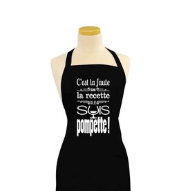 Fabrique Champêtre Tablier noir - Pompette