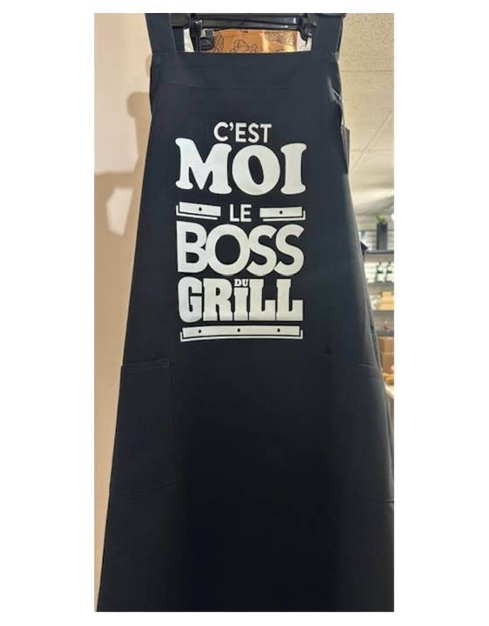 Fabrique Champêtre Tablier noir - Boss du grill