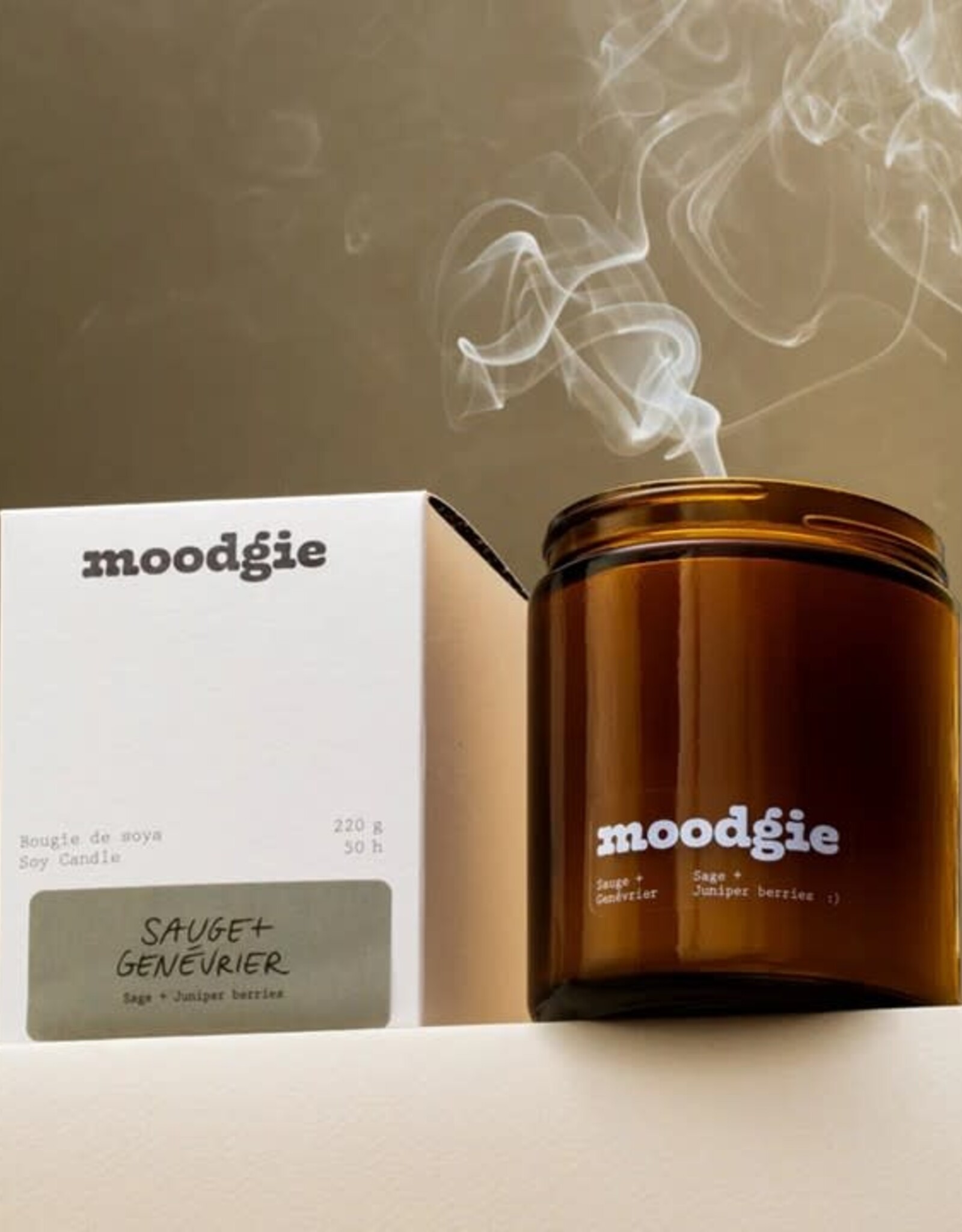 Bougie Sauge + Génévrier