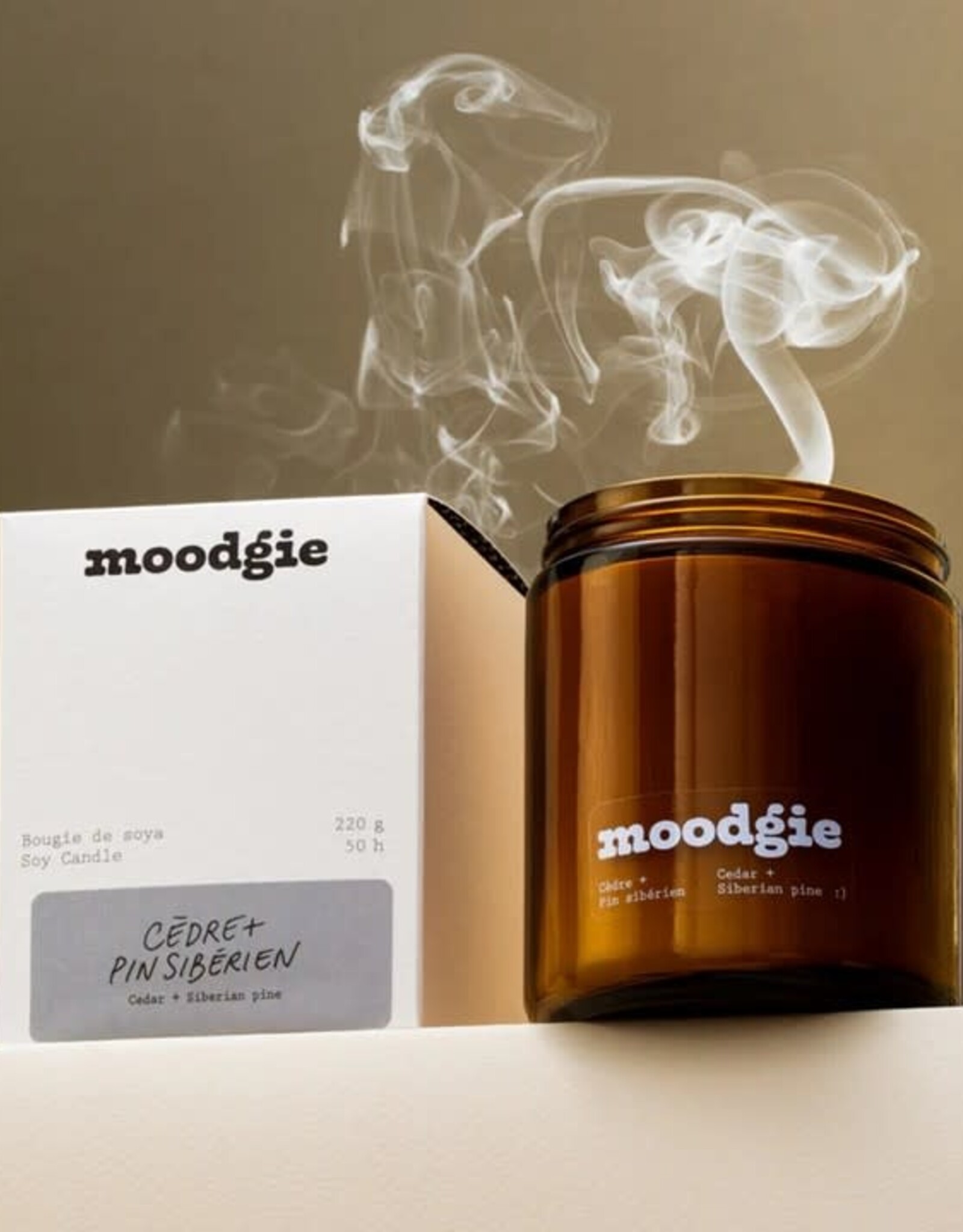 Bougie Cèdre+ Pin sibérien