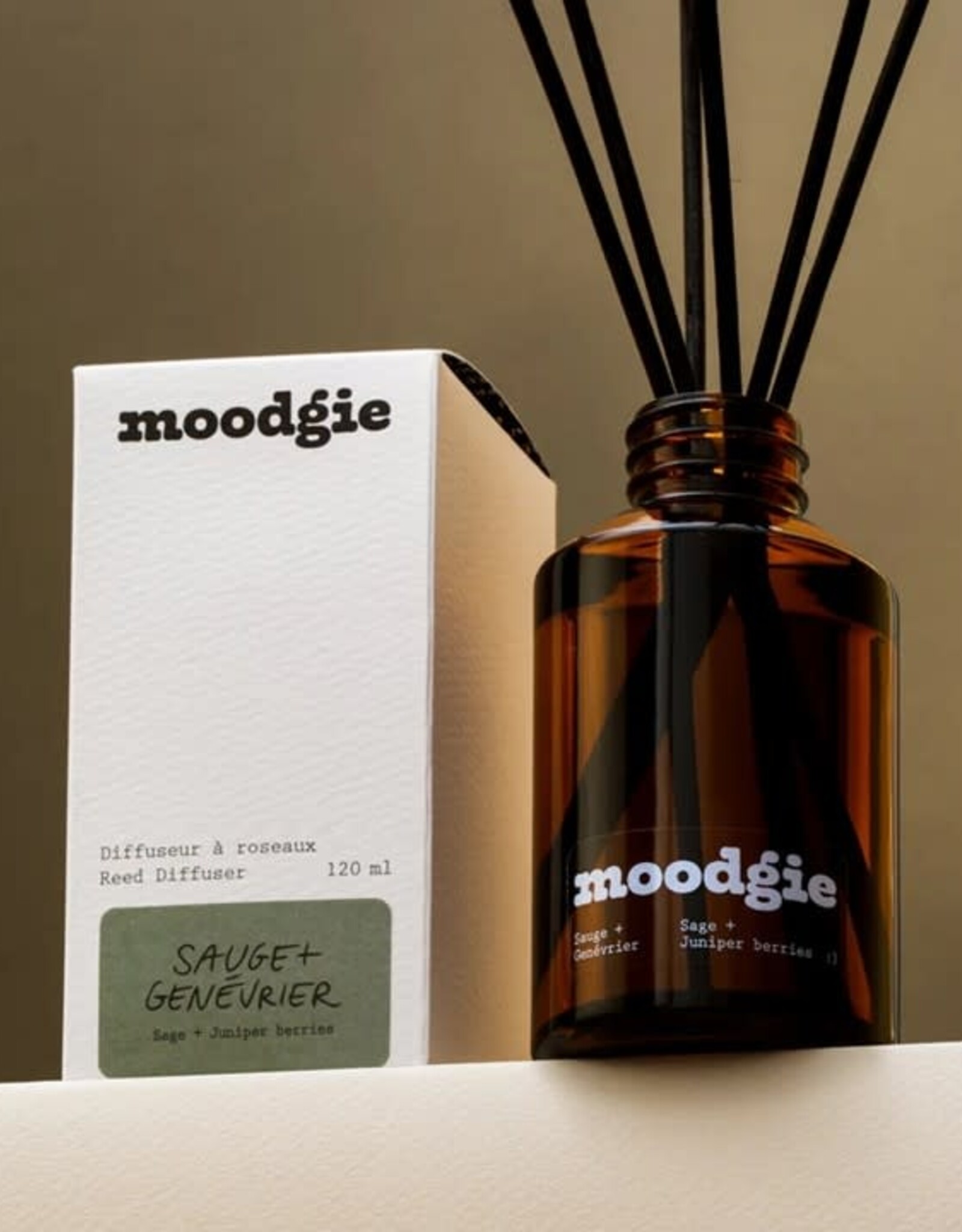 Diffuseur à roseaux -  Sauge+ Génévrier