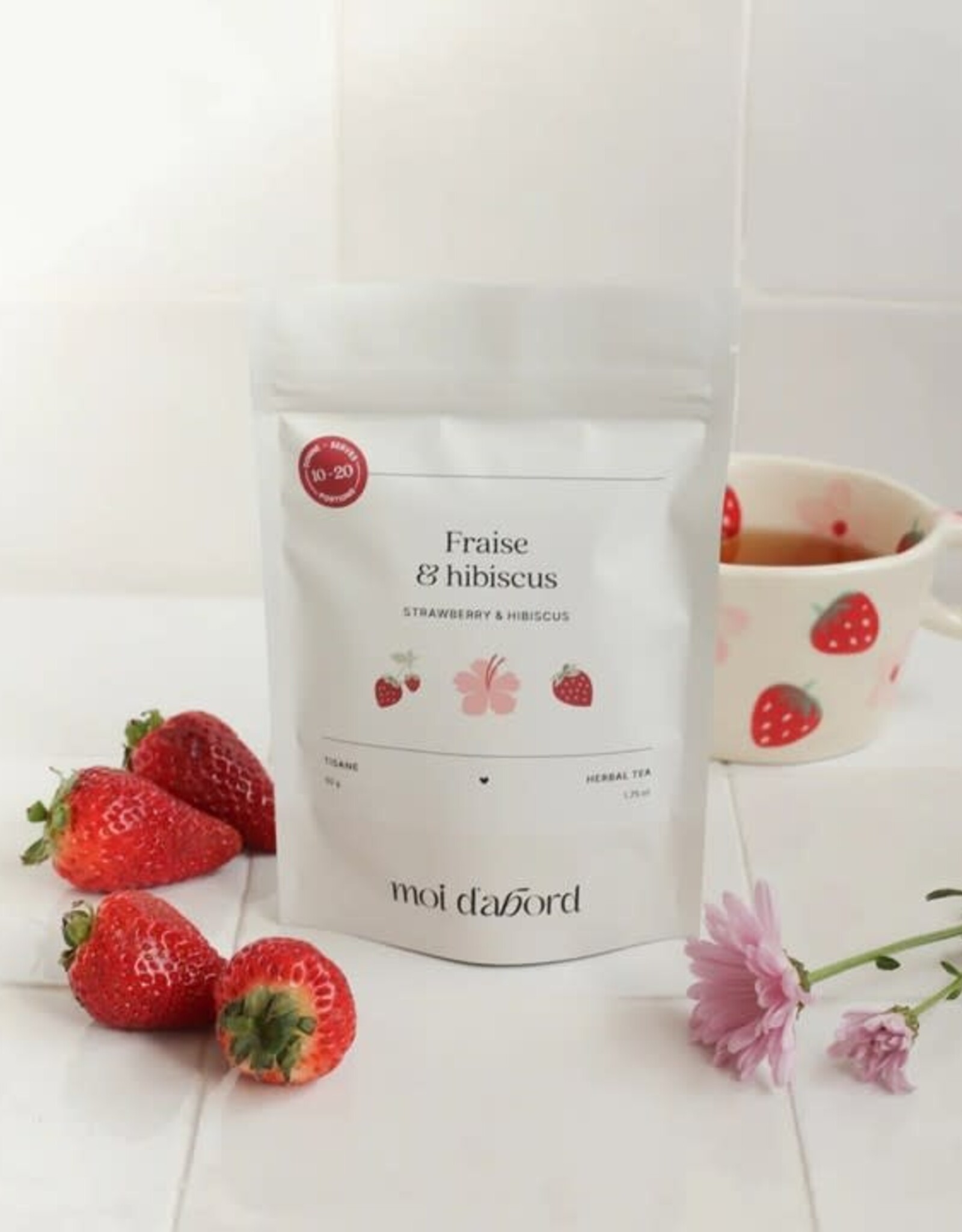 Moi D'Abord Tisane - Fraise & Hibiscus