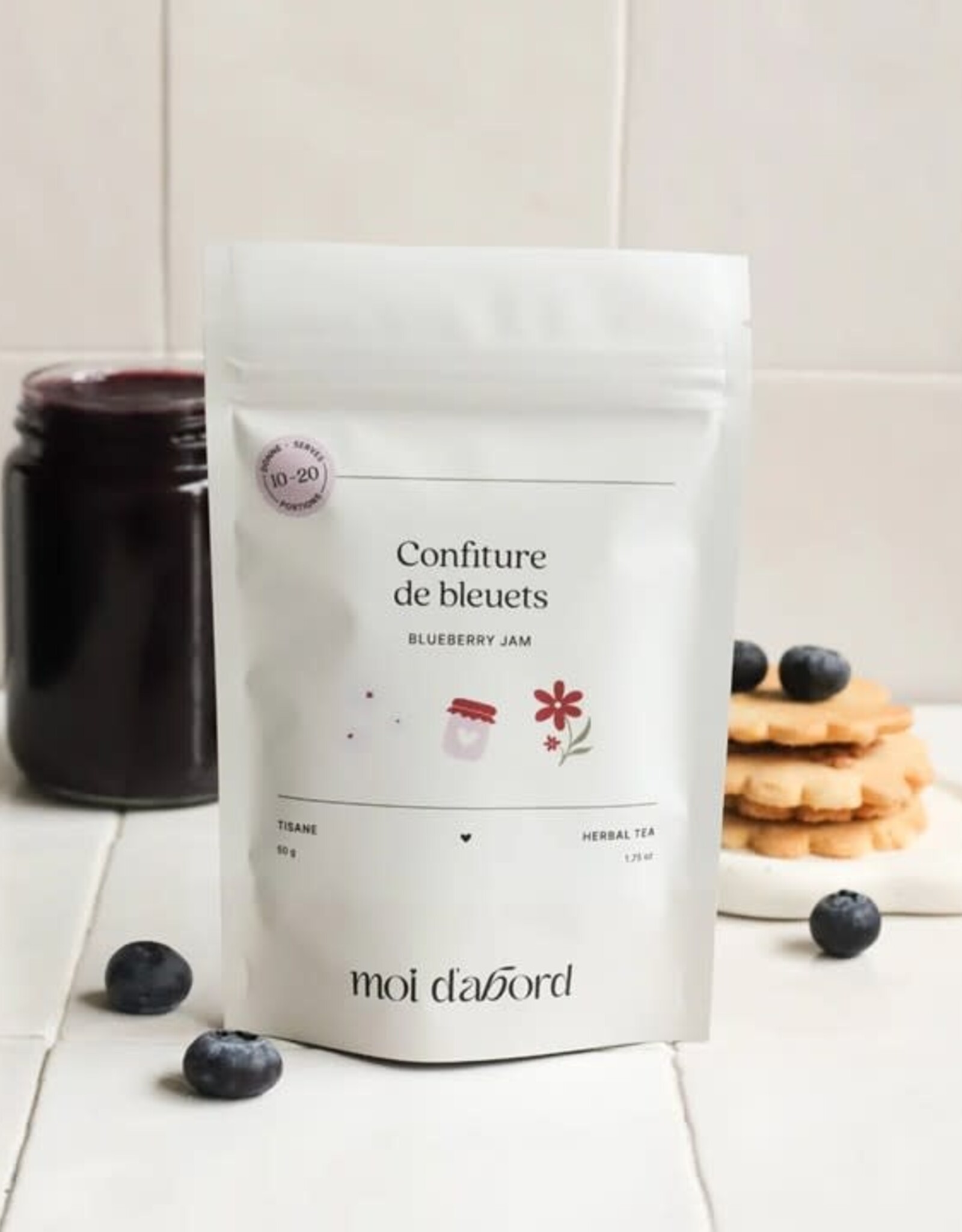 Moi D'Abord Tisane - Confiture de Bleuets