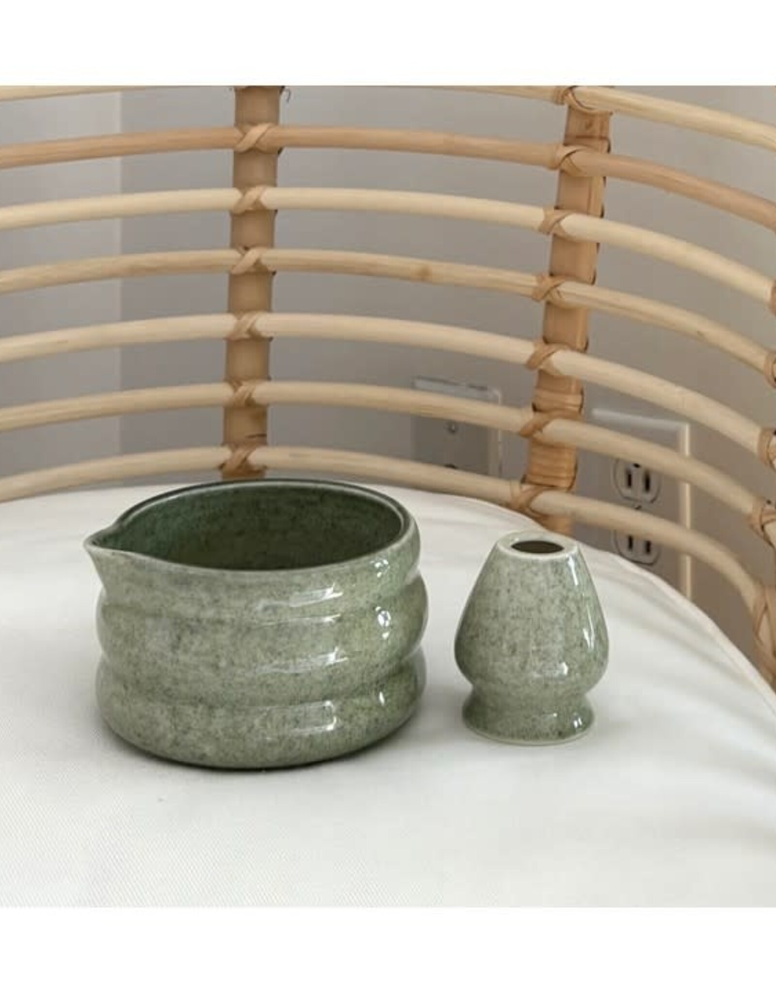 Moi D'Abord Ens. Bol matcha - Vert Sauge