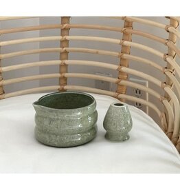 Moi D'Abord Ens. Bol matcha - Vert Sauge