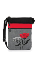 Jak's Pochette de marche Fleur - Rouge