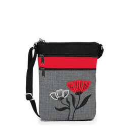 Jak's Pochette de marche Fleur - Rouge