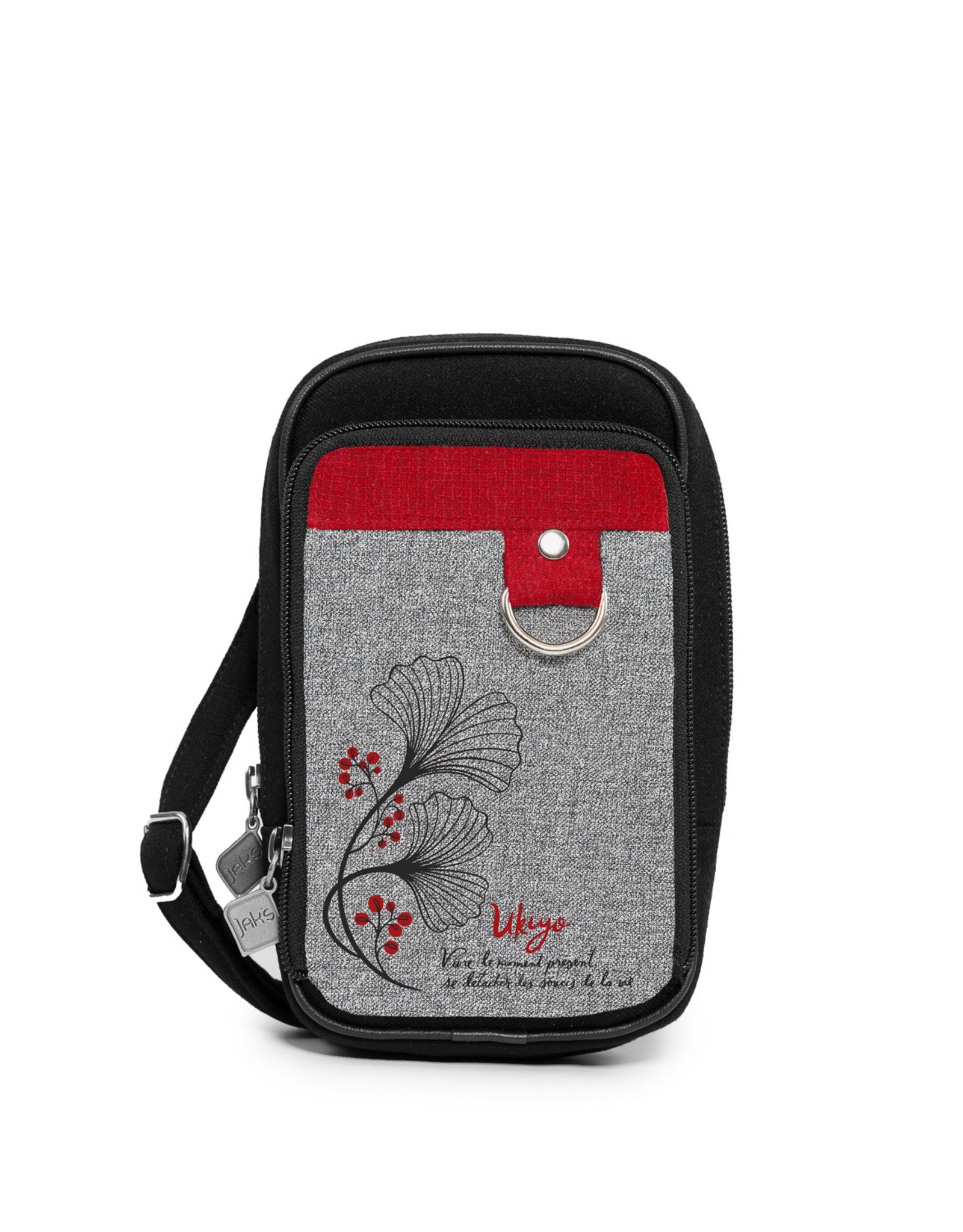 Jak's Petit sac Feuilles - Rouge