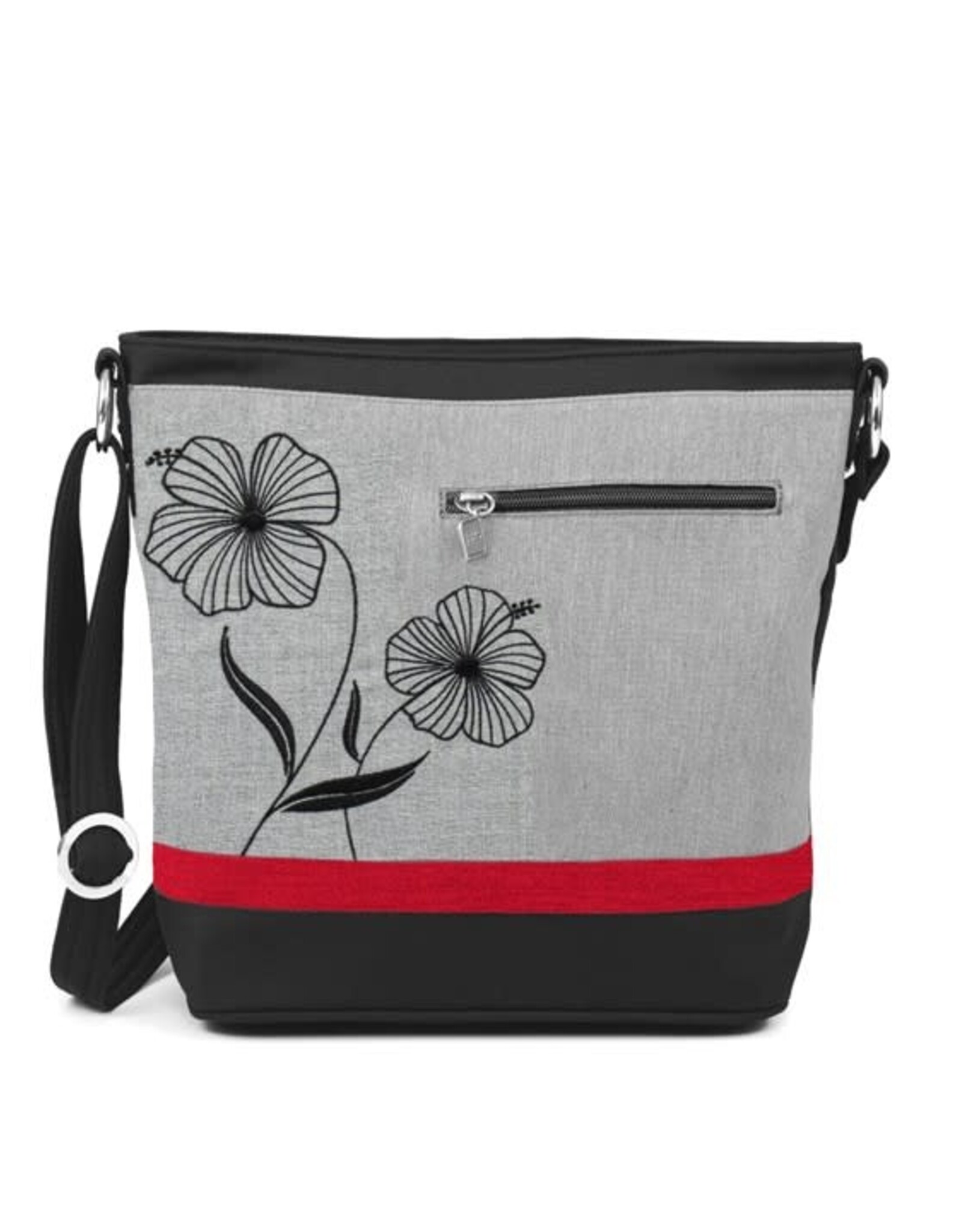 Jak's Petit sac Fleuri (Gingembre) - Rouge